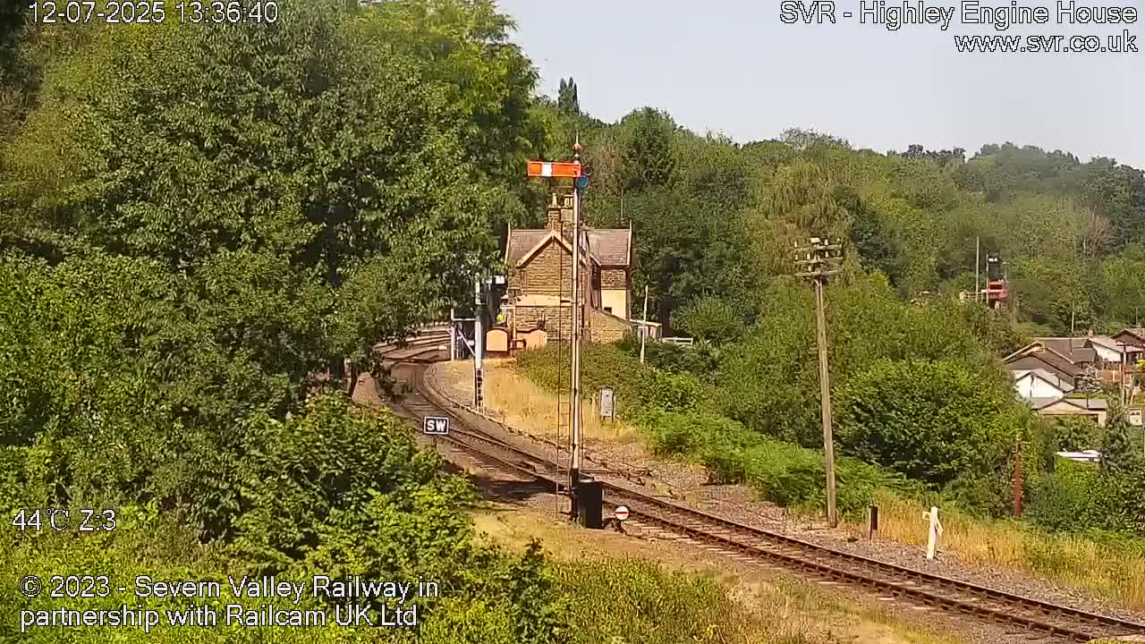 Highley Station on the Severn Valley Railway Live Cam - Highley, Shropshire, West Midlands, England, United Kingdom