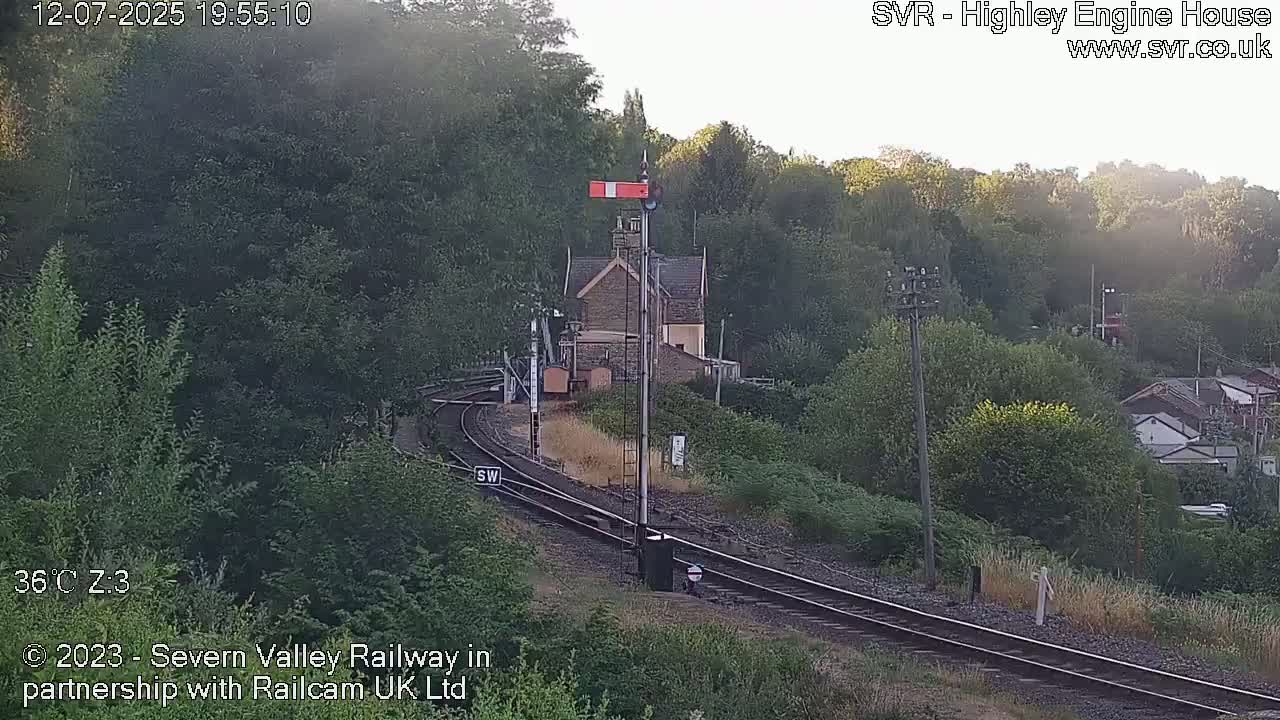 Highley Station on the Severn Valley Railway Live Cam - Highley, Shropshire, West Midlands, England, United Kingdom