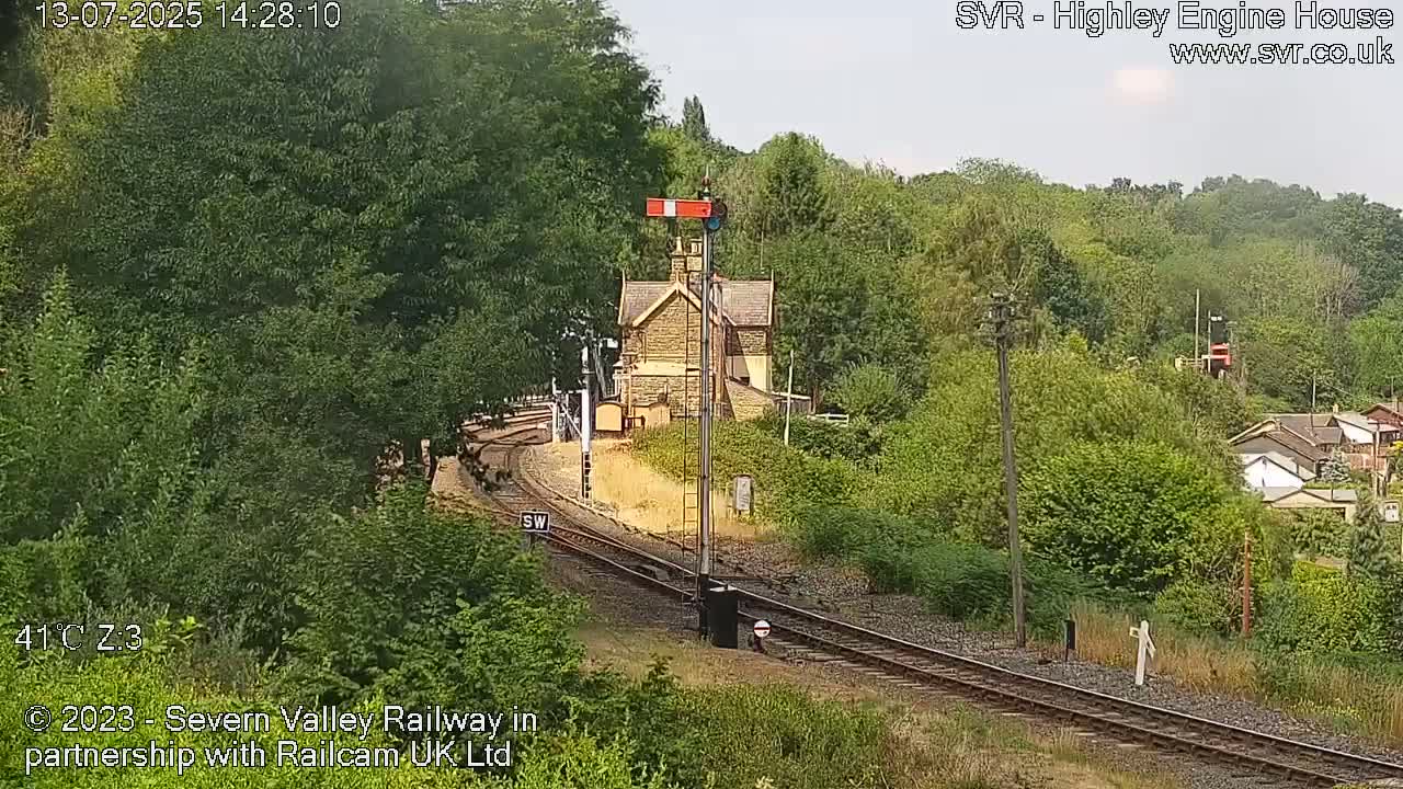 Highley Station on the Severn Valley Railway Live Cam - Highley, Shropshire, West Midlands, England, United Kingdom