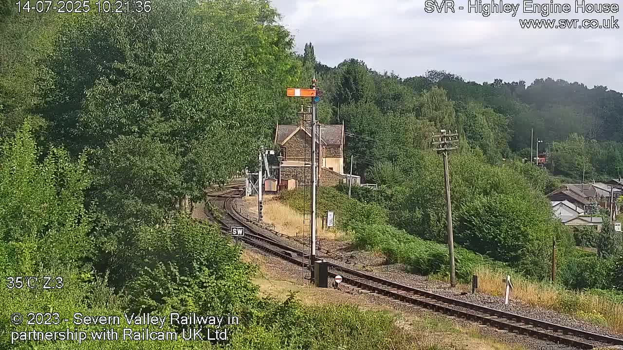 Highley Station on the Severn Valley Railway Live Cam - Highley, Shropshire, West Midlands, England, United Kingdom
