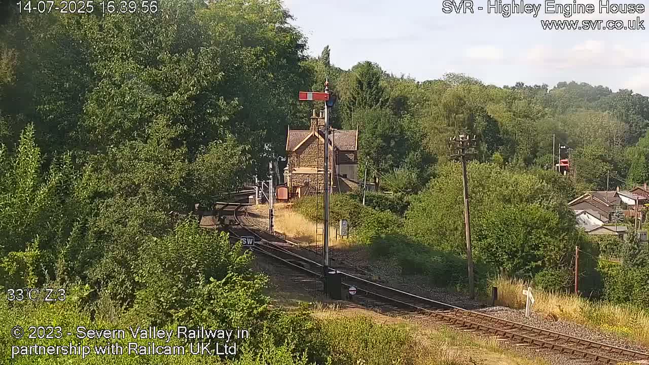 Highley Station on the Severn Valley Railway Live Cam - Highley, Shropshire, West Midlands, England, United Kingdom