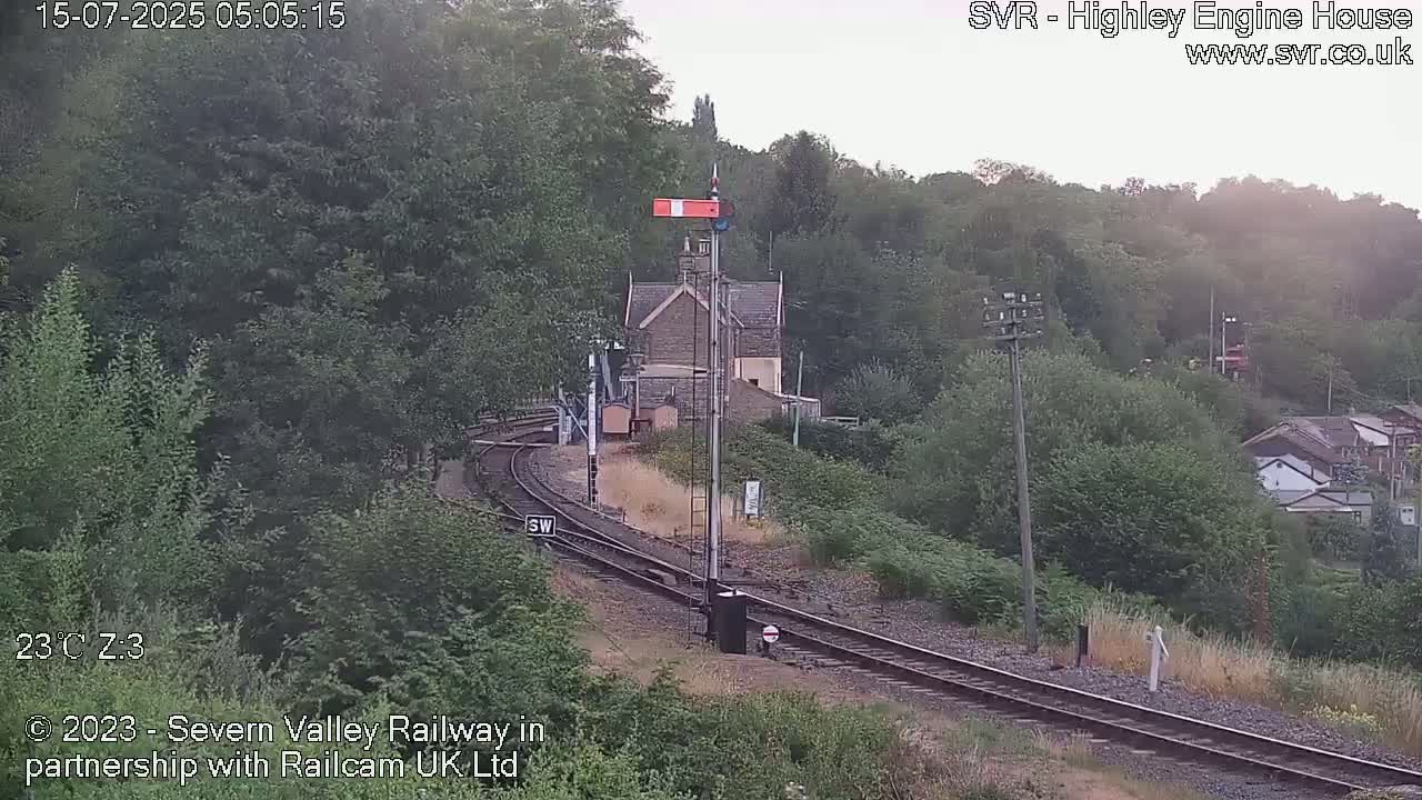 Highley Station on the Severn Valley Railway Live Cam - Highley, Shropshire, West Midlands, England, United Kingdom
