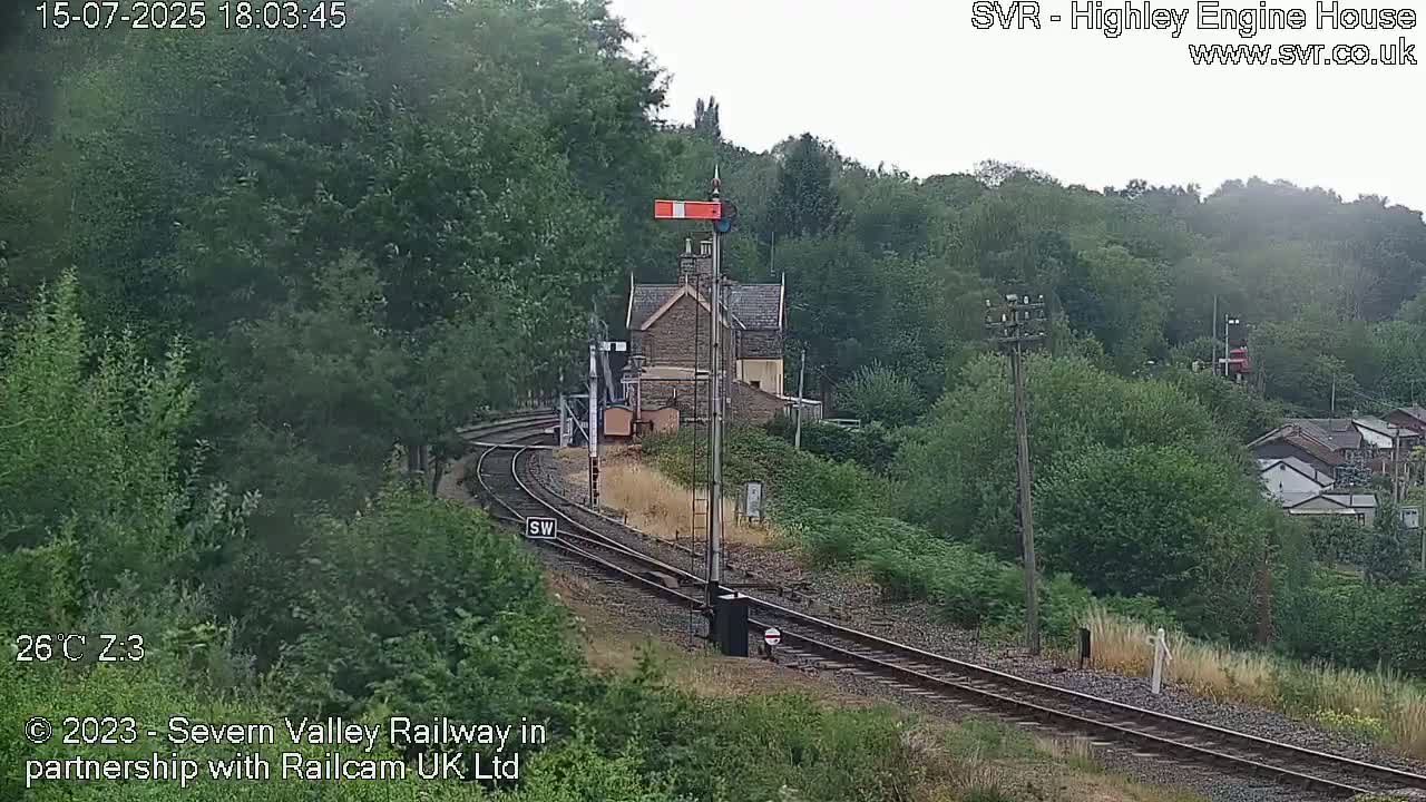 Highley Station on the Severn Valley Railway Live Cam - Highley, Shropshire, West Midlands, England, United Kingdom