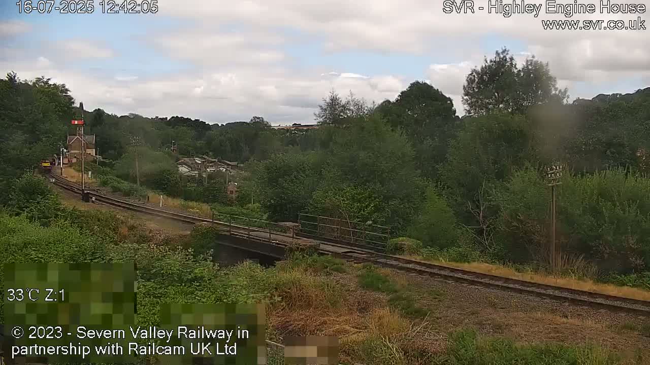 Highley Station on the Severn Valley Railway Live Cam - Highley, Shropshire, West Midlands, England, United Kingdom