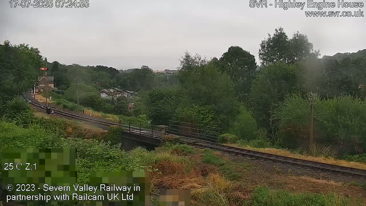 Highley Station on the Severn Valley Railway Live Cam - Highley, Shropshire, West Midlands, England, United Kingdom