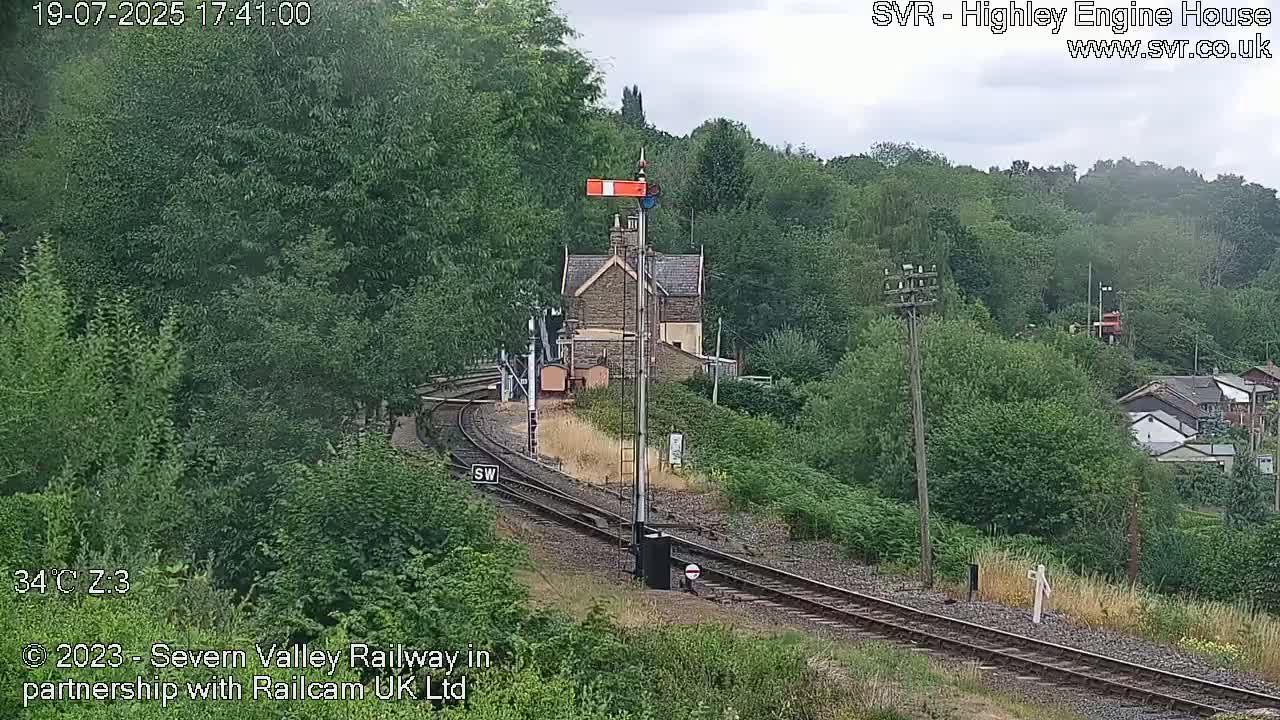 Highley Station on the Severn Valley Railway Live Cam - Highley, Shropshire, West Midlands, England, United Kingdom