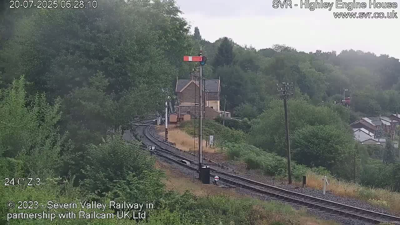 Highley Station on the Severn Valley Railway Live Cam - Highley, Shropshire, West Midlands, England, United Kingdom