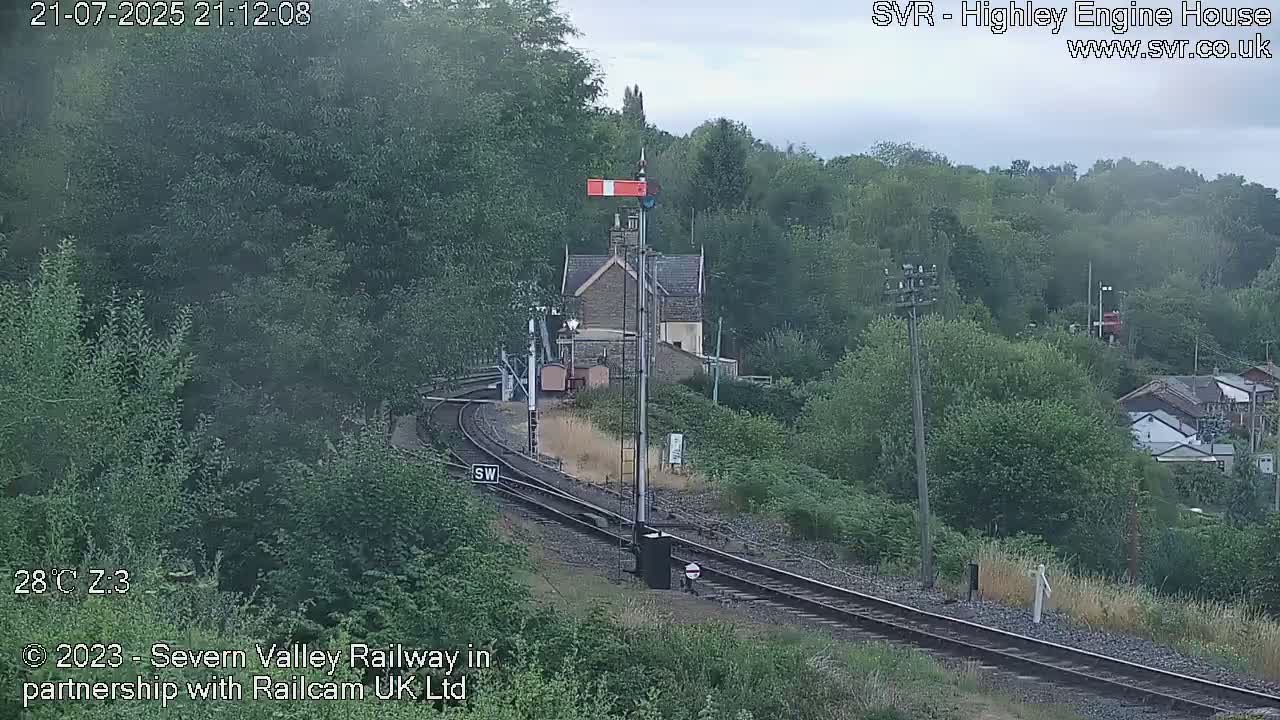 Highley Station on the Severn Valley Railway Live Cam - Highley, Shropshire, West Midlands, England, United Kingdom