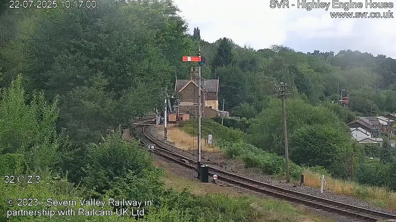 Highley Station on the Severn Valley Railway Live Cam - Highley, Shropshire, West Midlands, England, United Kingdom