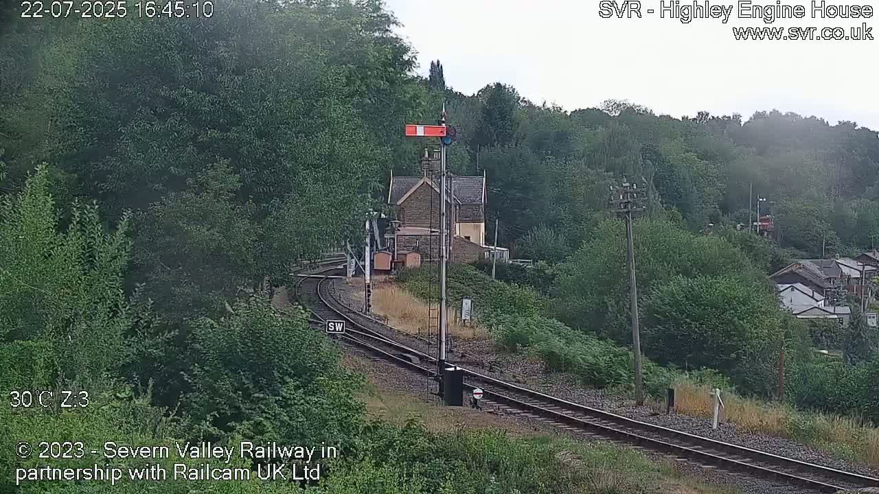 Highley Station on the Severn Valley Railway Live Cam - Highley, Shropshire, West Midlands, England, United Kingdom