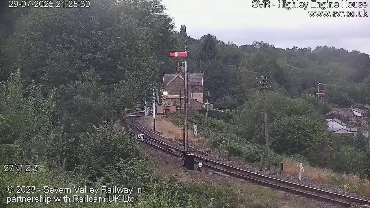 Highley Station on the Severn Valley Railway Live Cam - Highley, Shropshire, West Midlands, England, United Kingdom