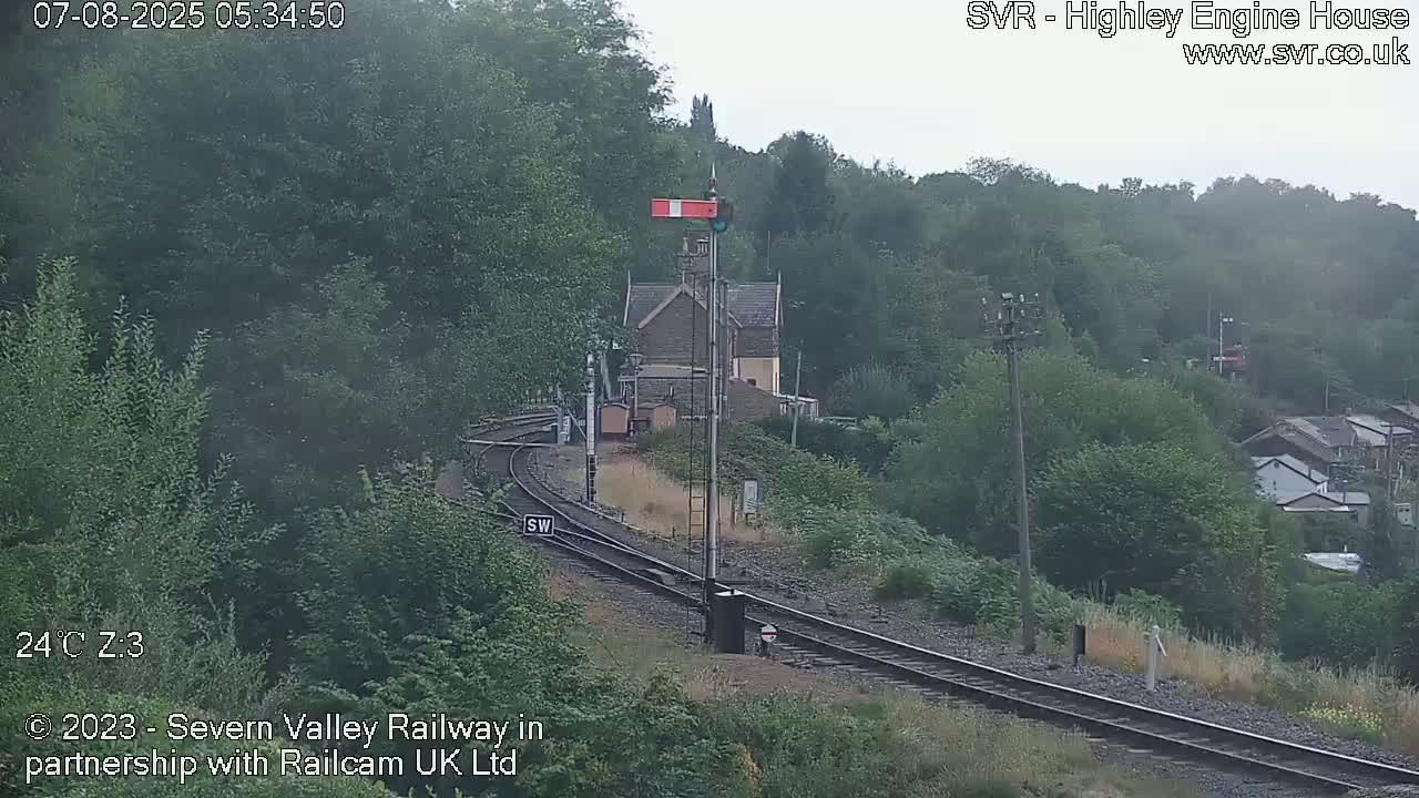 Highley Station on the Severn Valley Railway Live Cam - Highley, Shropshire, West Midlands, England, United Kingdom