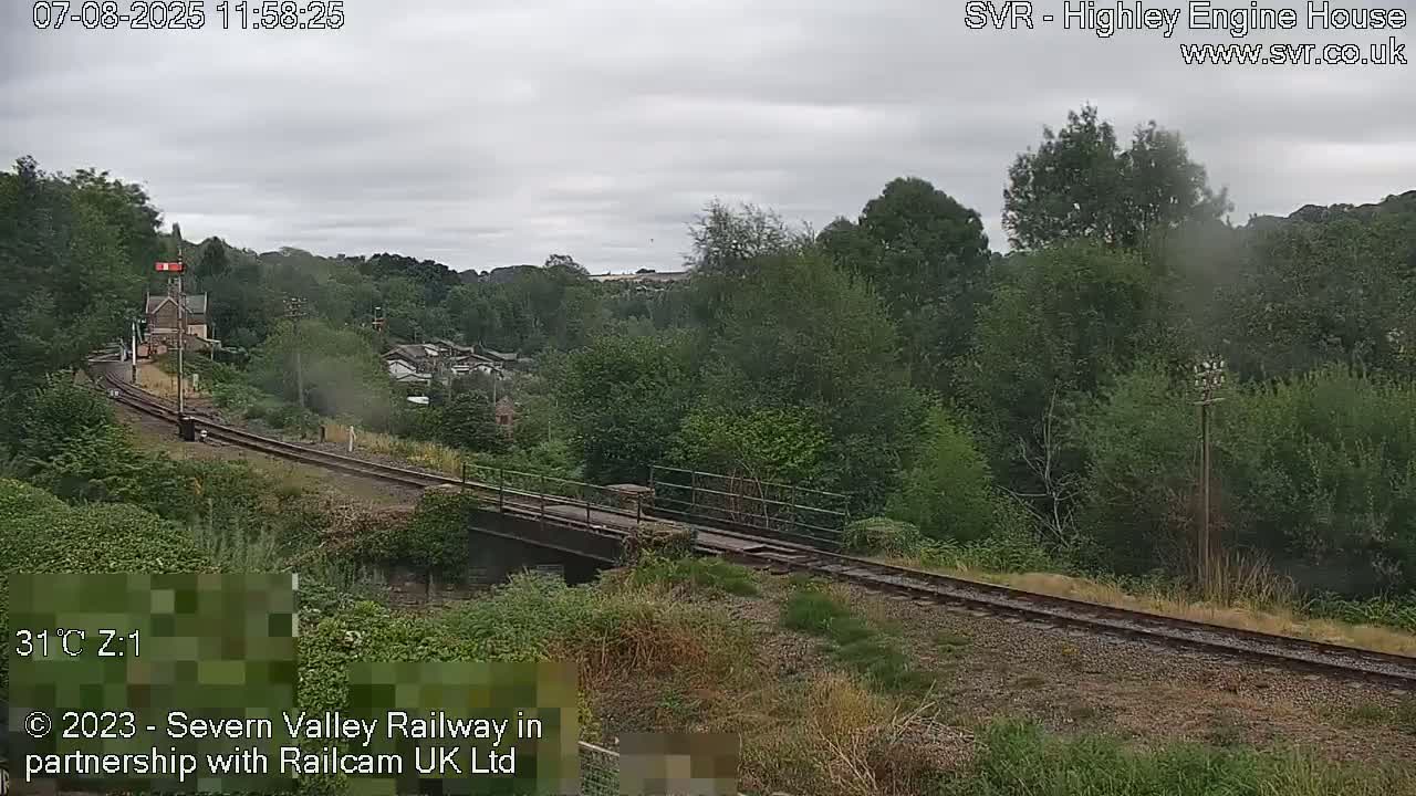 Highley Station on the Severn Valley Railway Live Cam - Highley, Shropshire, West Midlands, England, United Kingdom