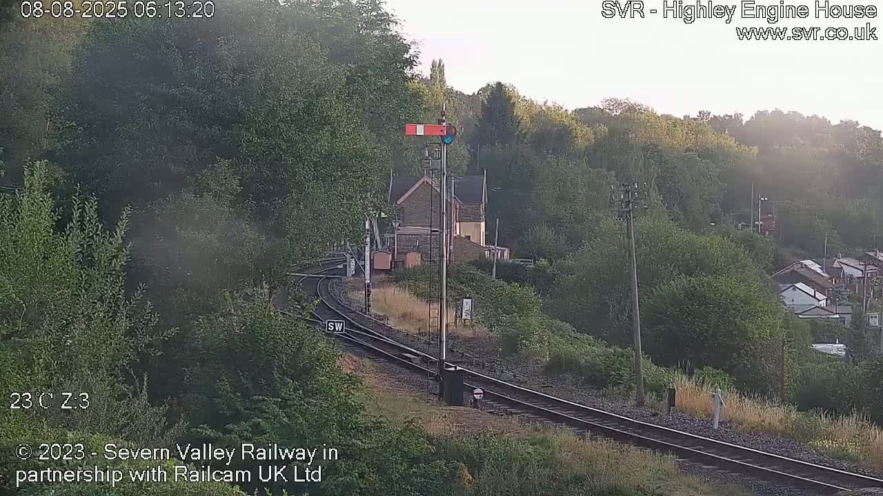 Highley Station on the Severn Valley Railway Live Cam - Highley, Shropshire, West Midlands, England, United Kingdom