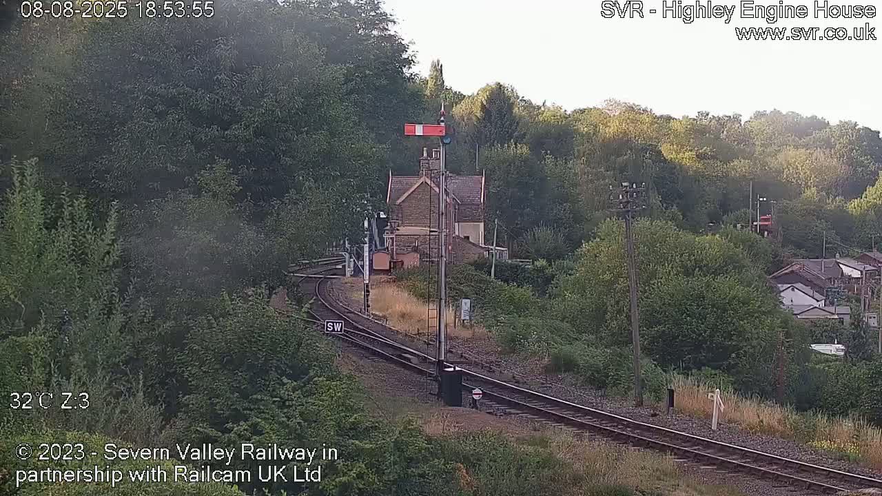 Highley Station on the Severn Valley Railway Live Cam - Highley, Shropshire, West Midlands, England, United Kingdom