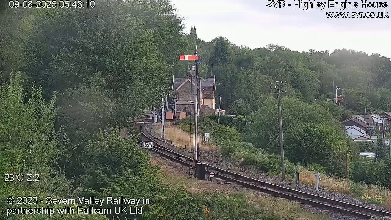 Highley Station on the Severn Valley Railway Live Cam - Highley, Shropshire, West Midlands, England, United Kingdom