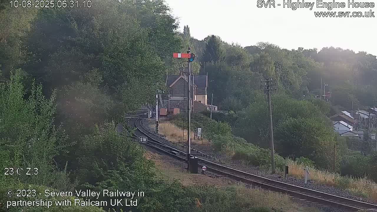 Highley Station on the Severn Valley Railway Live Cam - Highley, Shropshire, West Midlands, England, United Kingdom