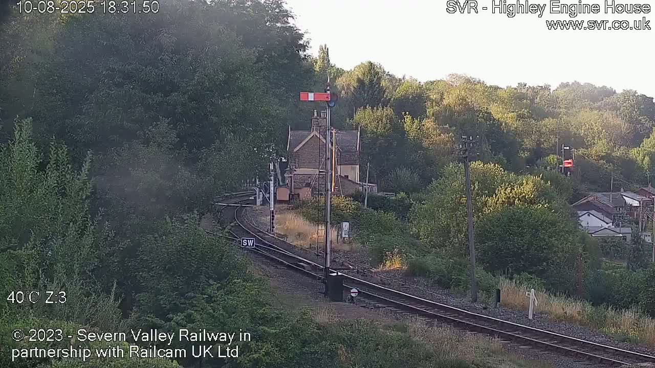 Highley Station on the Severn Valley Railway Live Cam - Highley, Shropshire, West Midlands, England, United Kingdom