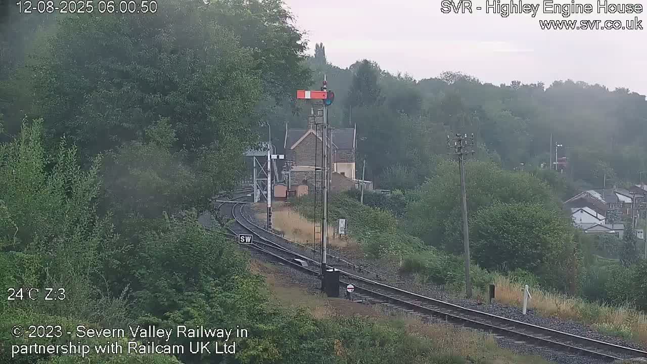 Highley Station on the Severn Valley Railway Live Cam - Highley, Shropshire, West Midlands, England, United Kingdom