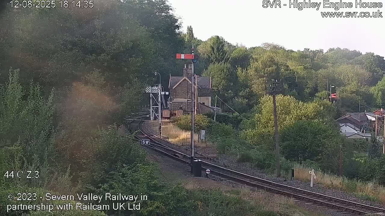 Highley Station on the Severn Valley Railway Live Cam - Highley, Shropshire, West Midlands, England, United Kingdom