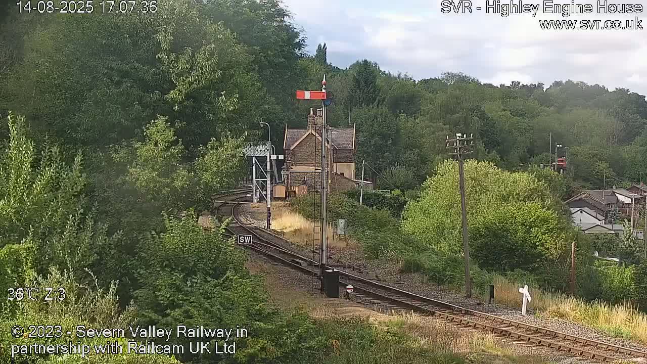 Highley Station on the Severn Valley Railway Live Cam - Highley, Shropshire, West Midlands, England, United Kingdom