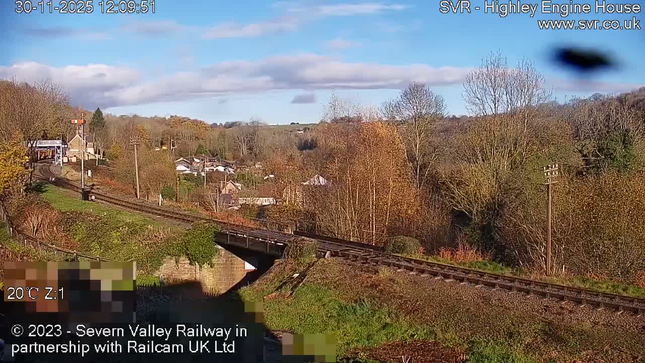 Highley Station on the Severn Valley Railway Live Cam - Highley, Shropshire, West Midlands, England, United Kingdom
