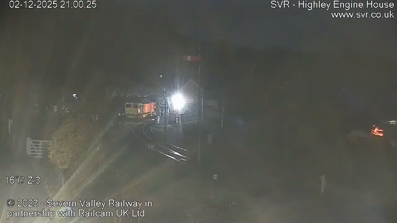 Highley Station on the Severn Valley Railway Live Cam - Highley, Shropshire, West Midlands, England, United Kingdom