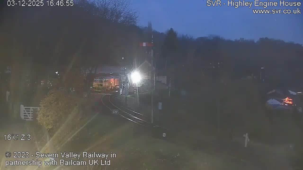 Highley Station on the Severn Valley Railway Live Cam - Highley, Shropshire, West Midlands, England, United Kingdom