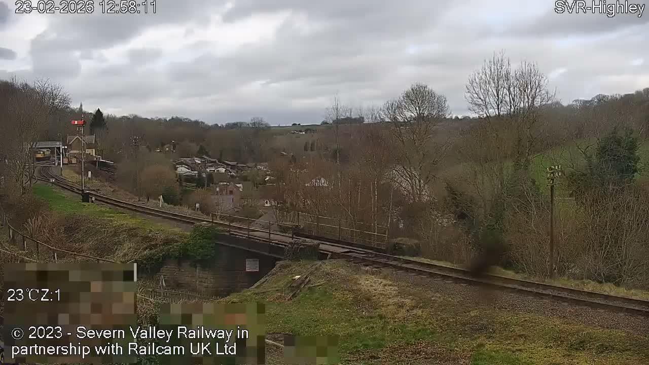 Highley Station on the Severn Valley Railway Live Cam - Highley, Shropshire, West Midlands, England, United Kingdom