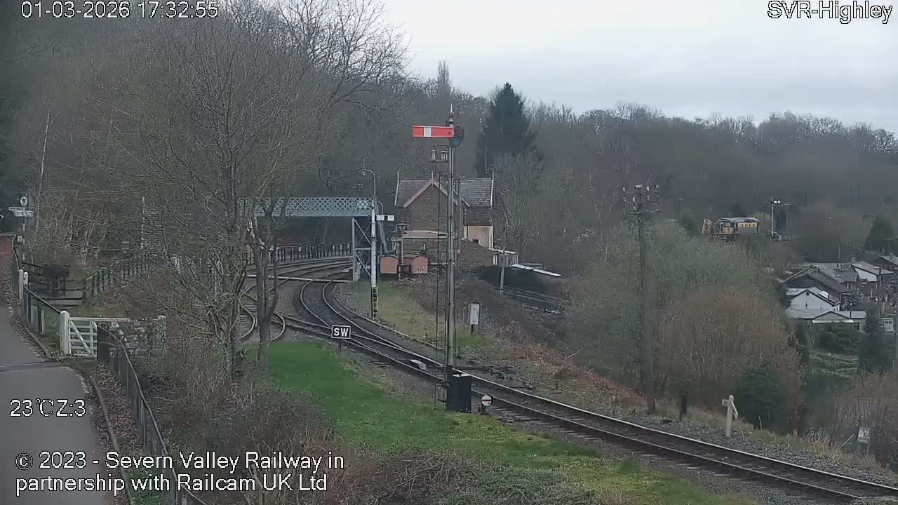 Highley Station on the Severn Valley Railway Live Cam - Highley, Shropshire, West Midlands, England, United Kingdom