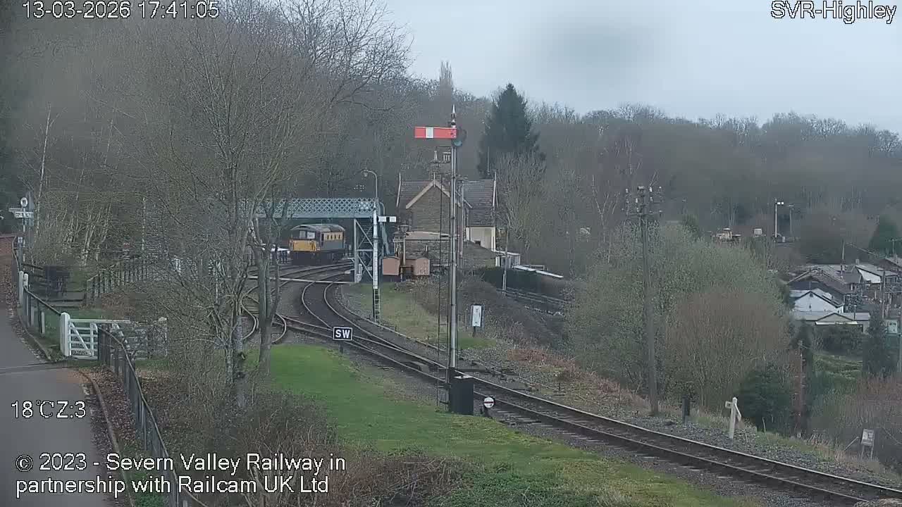 Highley Station on the Severn Valley Railway Live Cam - Highley, Shropshire, West Midlands, England, United Kingdom