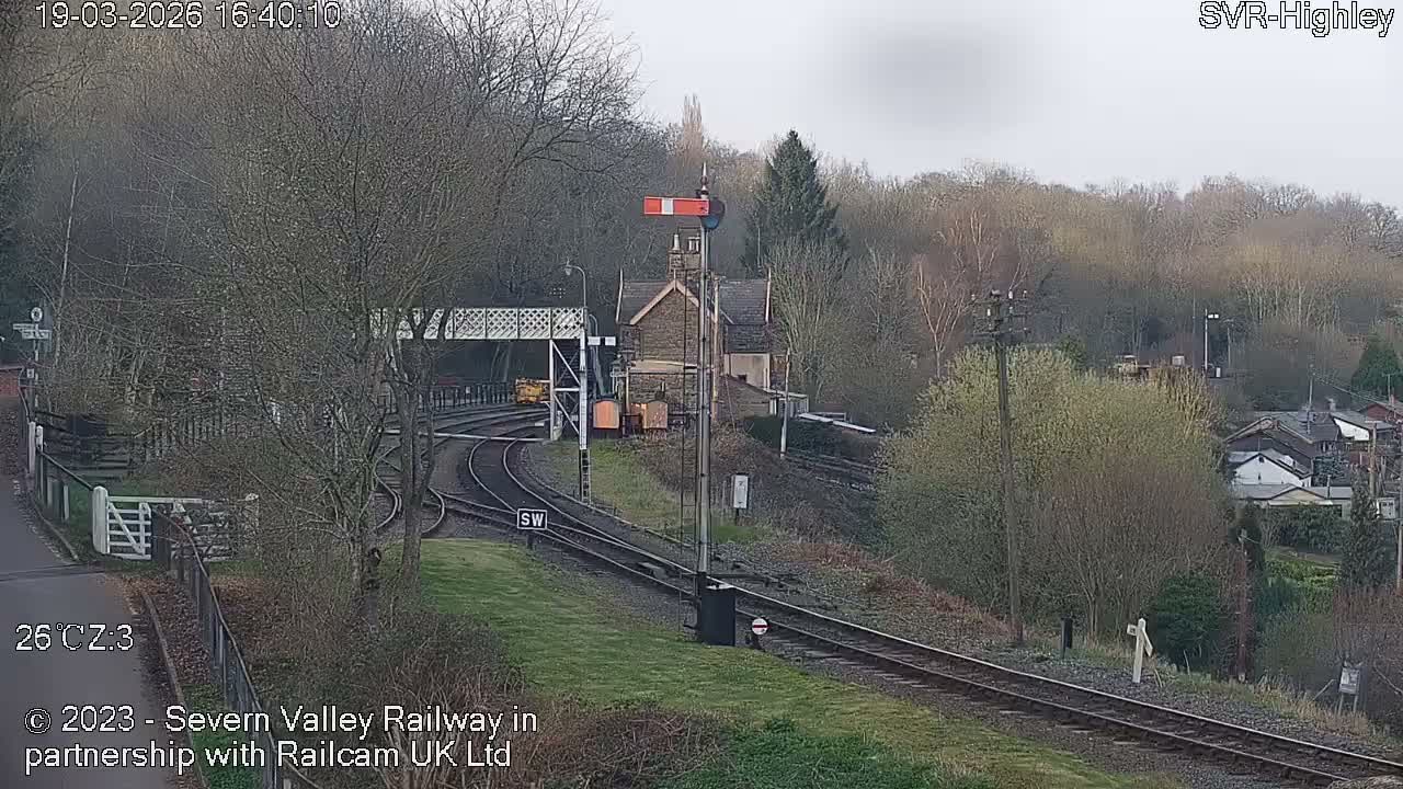 Highley Station on the Severn Valley Railway Live Cam - Highley, Shropshire, West Midlands, England, United Kingdom