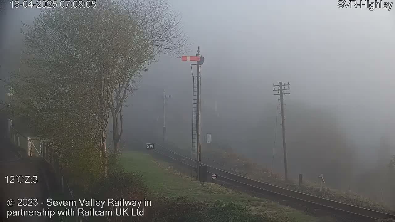 Highley Station on the Severn Valley Railway Live Cam - Highley, Shropshire, West Midlands, England, United Kingdom