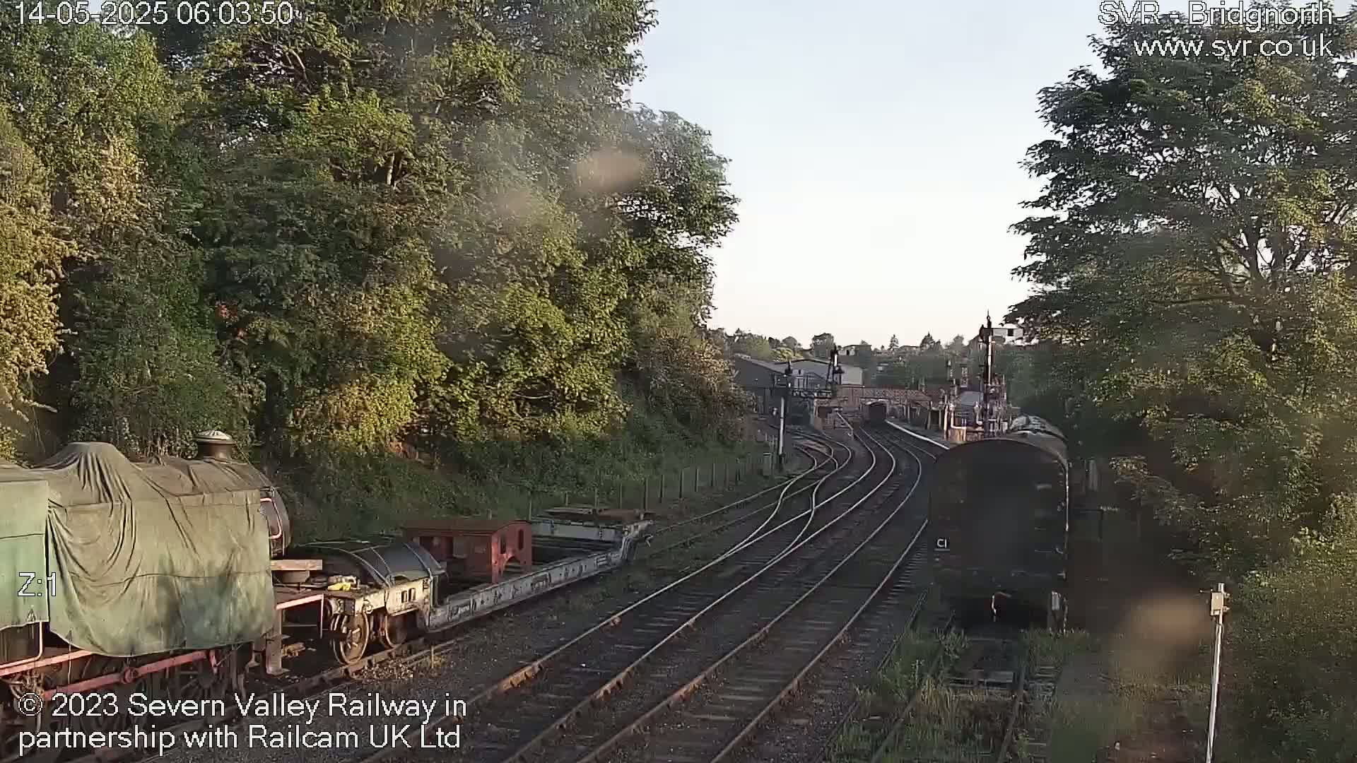 Bridgnorth Station on the Severn Valley Railway Live Cam - Bridgnorth, Shropshire, West Midlands, England, United Kingdom