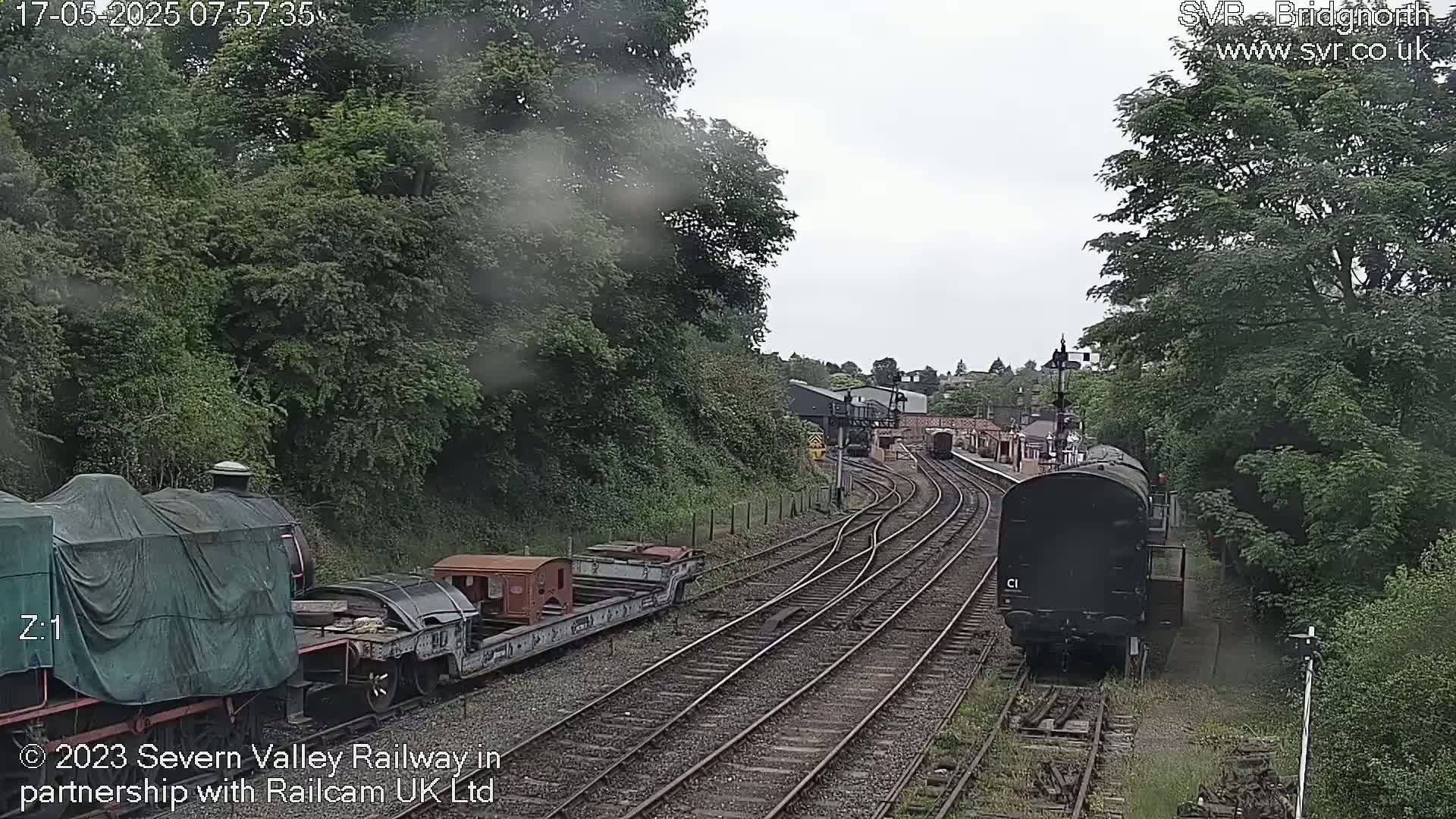 Bridgnorth Station on the Severn Valley Railway Live Cam - Bridgnorth, Shropshire, West Midlands, England, United Kingdom