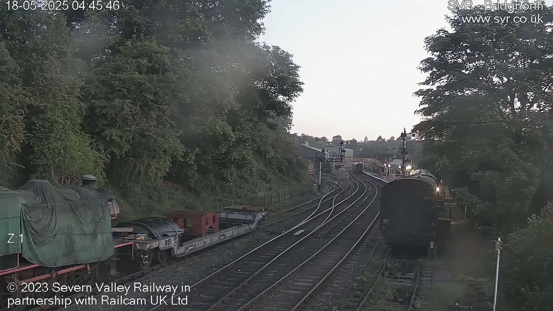 Bridgnorth Station on the Severn Valley Railway Live Cam - Bridgnorth, Shropshire, West Midlands, England, United Kingdom