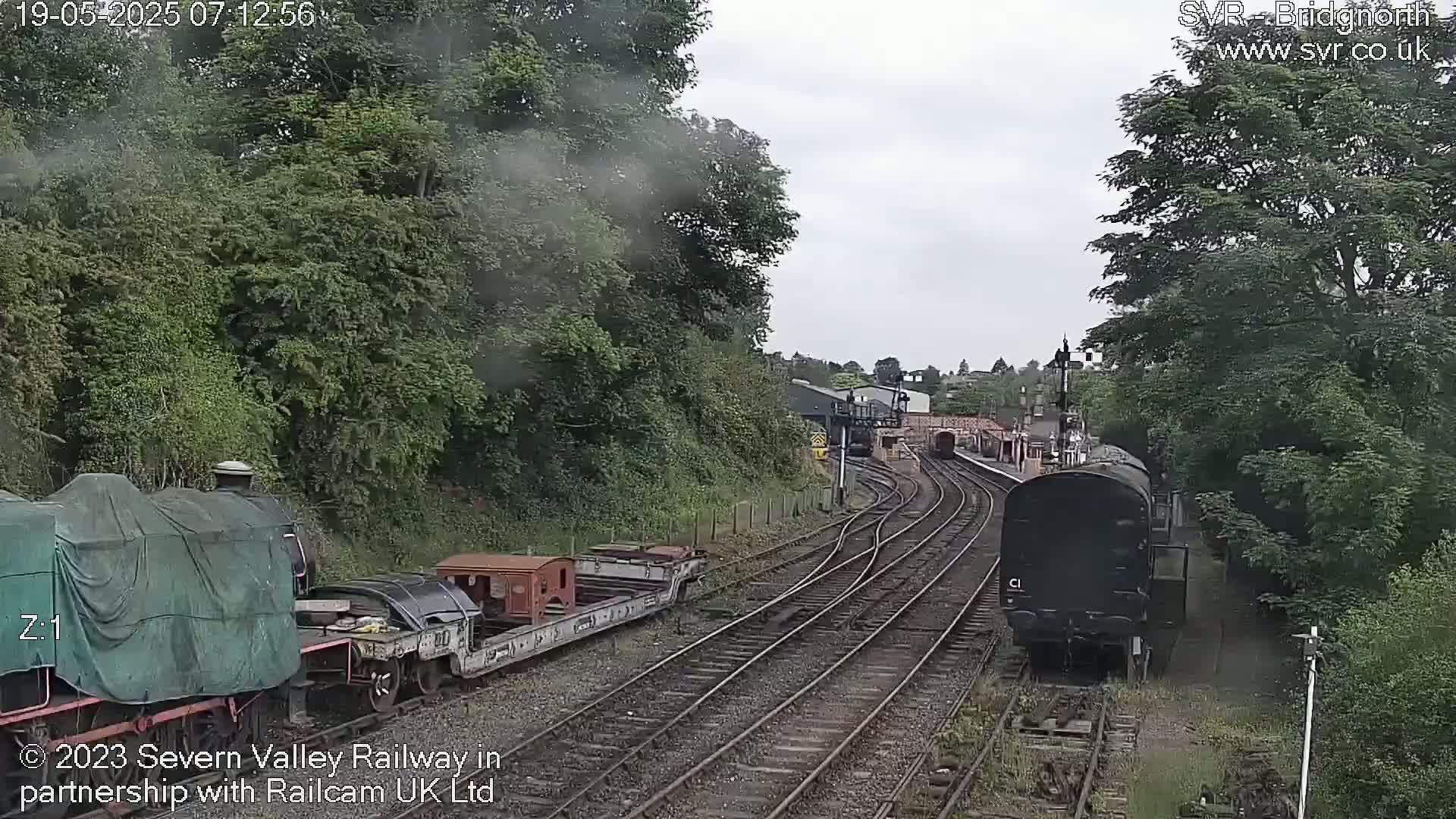 Bridgnorth Station on the Severn Valley Railway Live Cam - Bridgnorth, Shropshire, West Midlands, England, United Kingdom