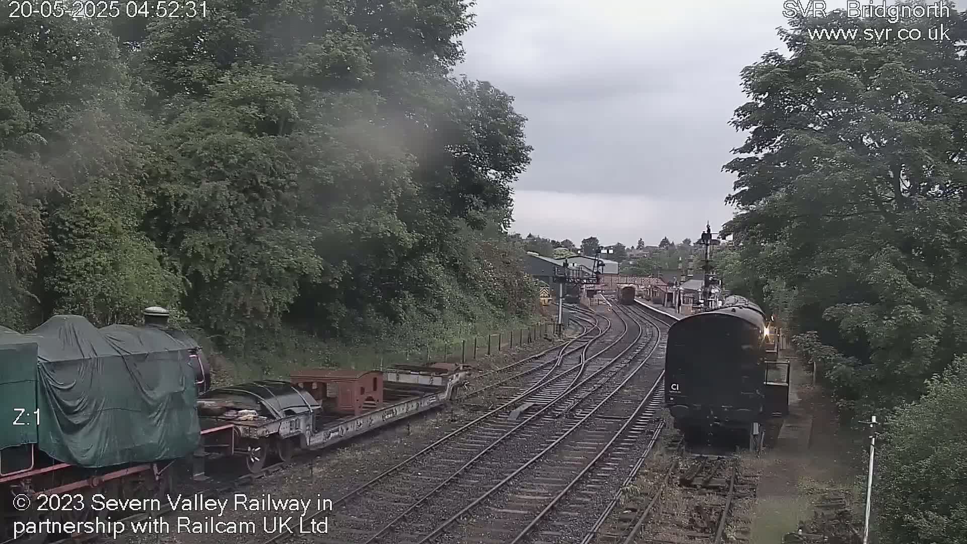 Bridgnorth Station on the Severn Valley Railway Live Cam - Bridgnorth, Shropshire, West Midlands, England, United Kingdom