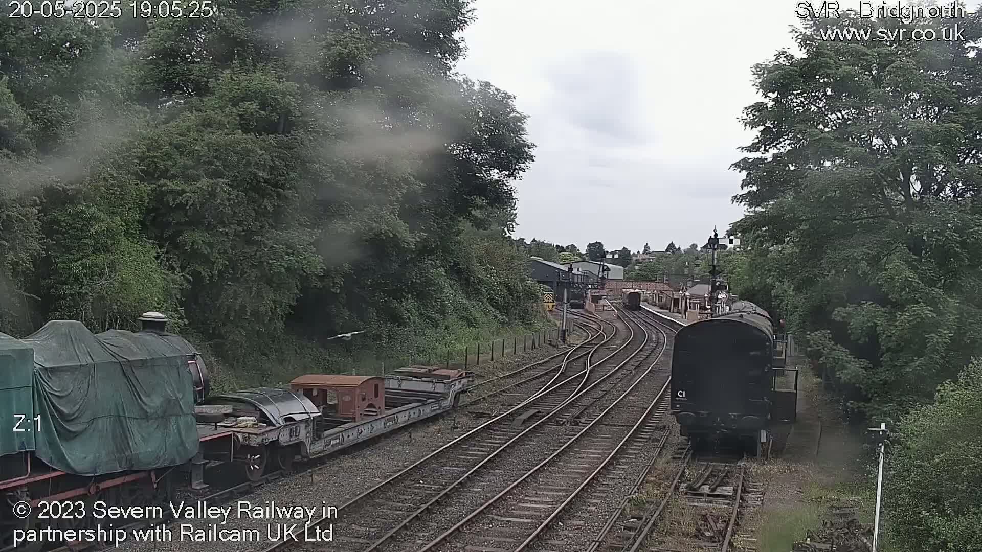 Bridgnorth Station on the Severn Valley Railway Live Cam - Bridgnorth, Shropshire, West Midlands, England, United Kingdom