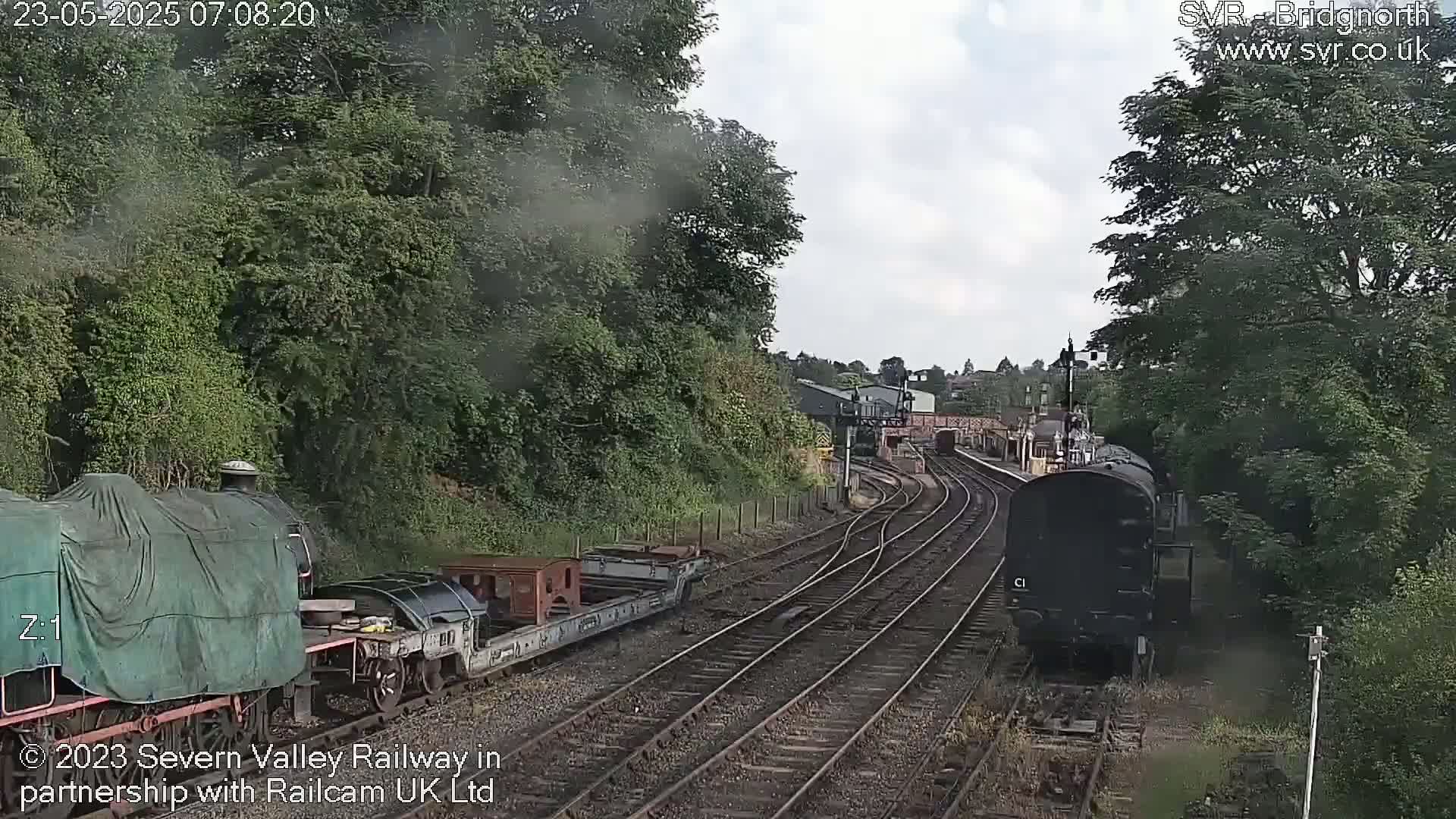 Bridgnorth Station on the Severn Valley Railway Live Cam - Bridgnorth, Shropshire, West Midlands, England, United Kingdom