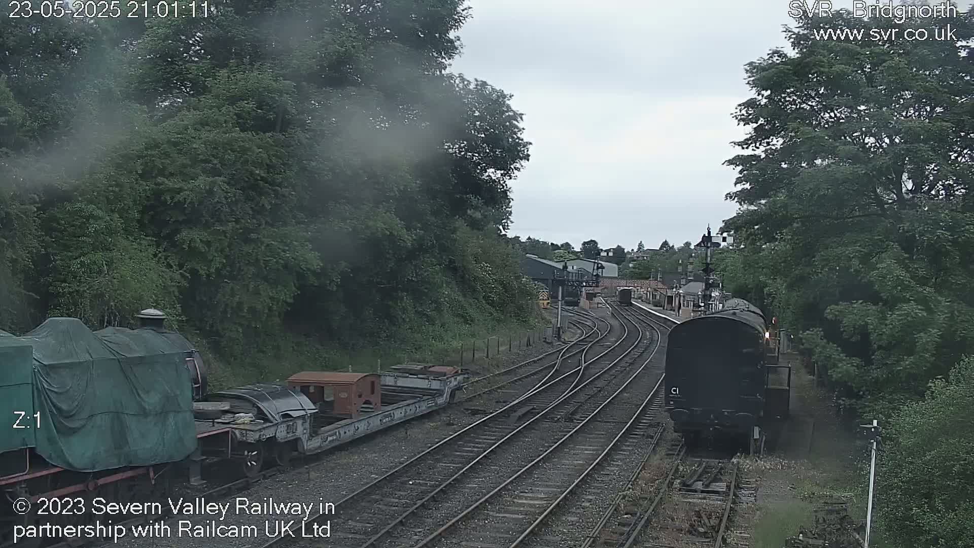 Bridgnorth Station on the Severn Valley Railway Live Cam - Bridgnorth, Shropshire, West Midlands, England, United Kingdom