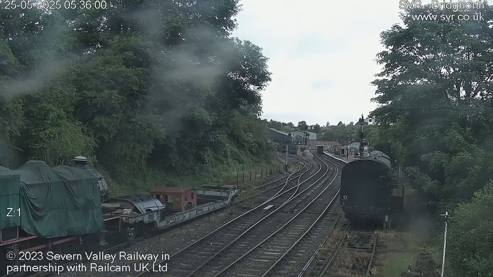 Bridgnorth Station on the Severn Valley Railway Live Cam - Bridgnorth, Shropshire, West Midlands, England, United Kingdom