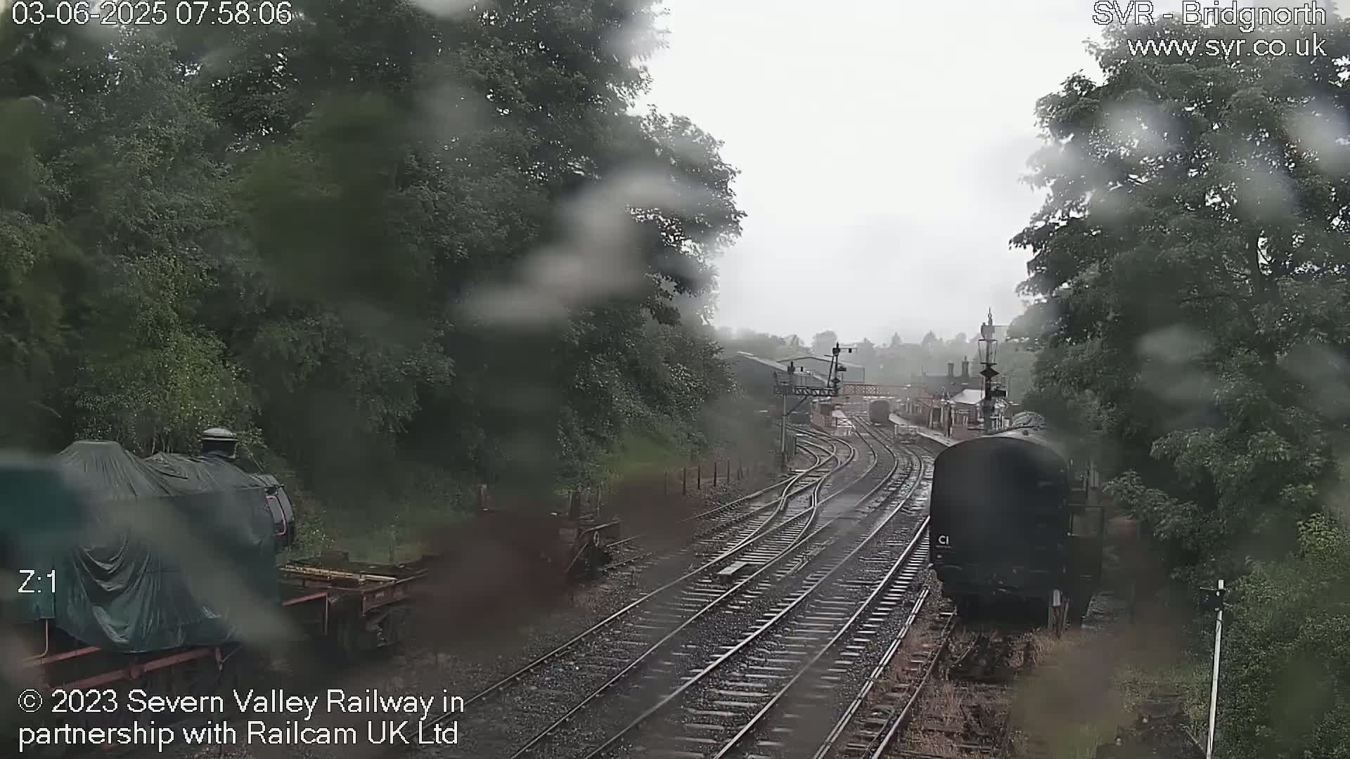 Bridgnorth Station on the Severn Valley Railway Live Cam - Bridgnorth, Shropshire, West Midlands, England, United Kingdom