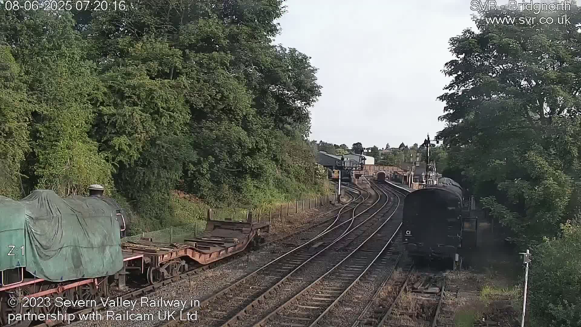 Bridgnorth Station on the Severn Valley Railway Live Cam - Bridgnorth, Shropshire, West Midlands, England, United Kingdom