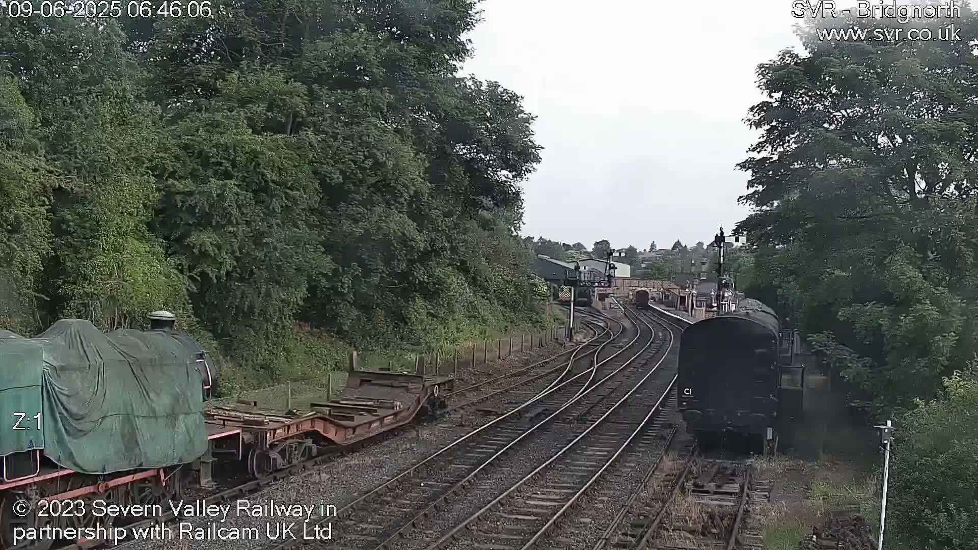 Bridgnorth Station on the Severn Valley Railway Live Cam - Bridgnorth, Shropshire, West Midlands, England, United Kingdom