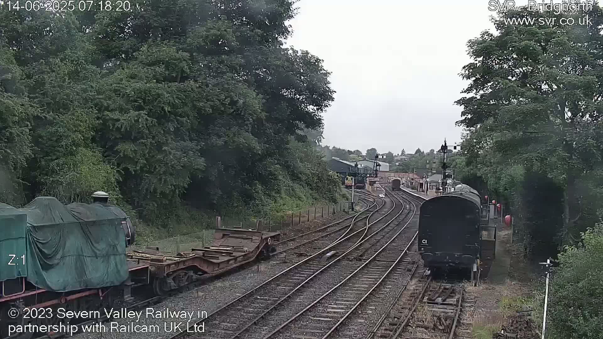 Bridgnorth Station on the Severn Valley Railway Live Cam - Bridgnorth, Shropshire, West Midlands, England, United Kingdom
