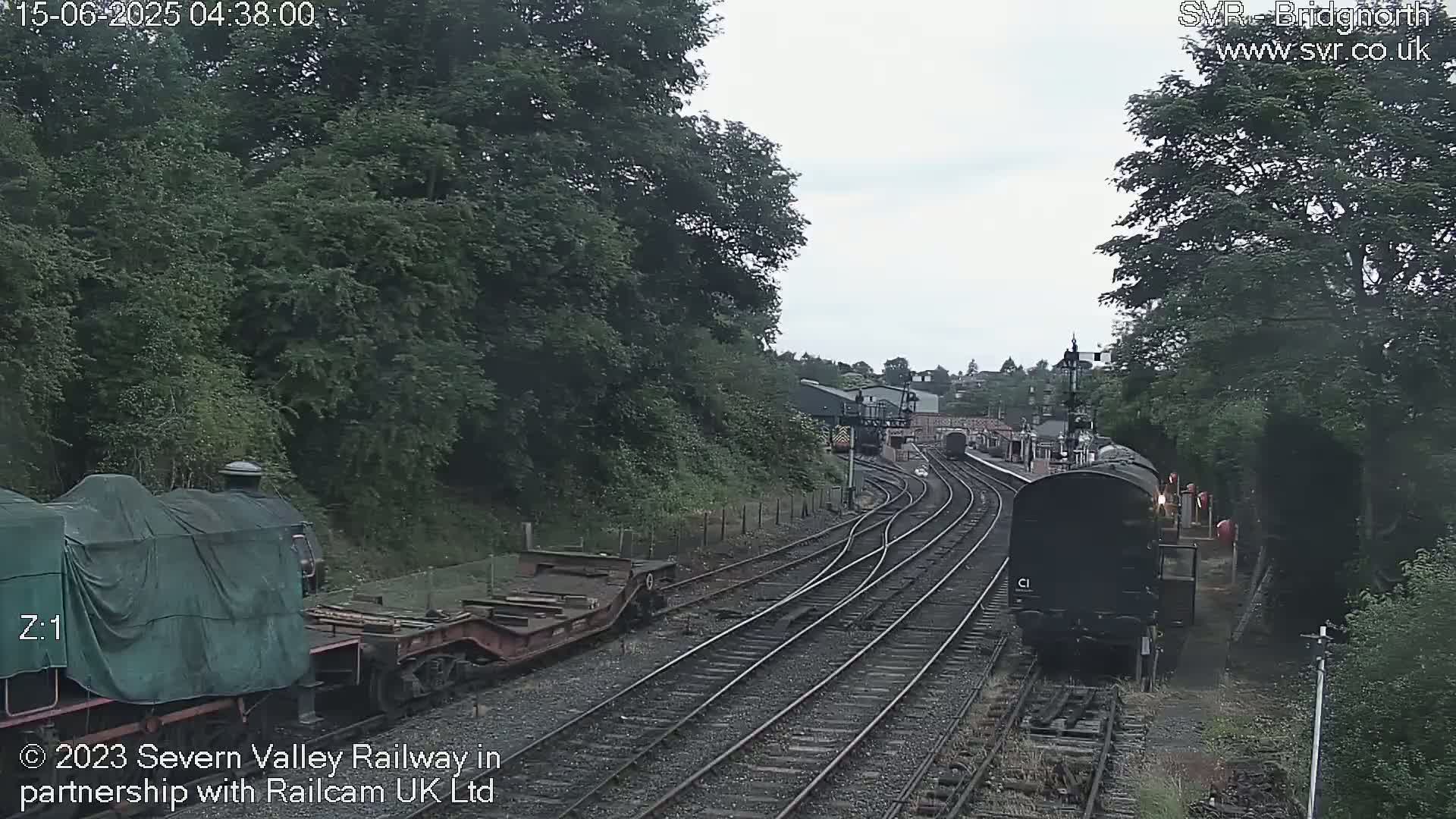 Bridgnorth Station on the Severn Valley Railway Live Cam - Bridgnorth, Shropshire, West Midlands, England, United Kingdom