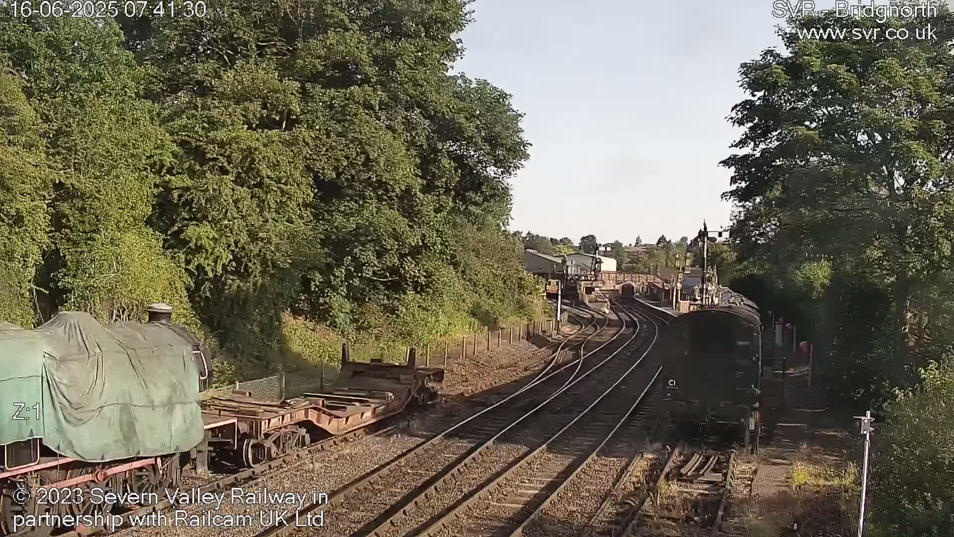 Bridgnorth Station on the Severn Valley Railway Live Cam - Bridgnorth, Shropshire, West Midlands, England, United Kingdom