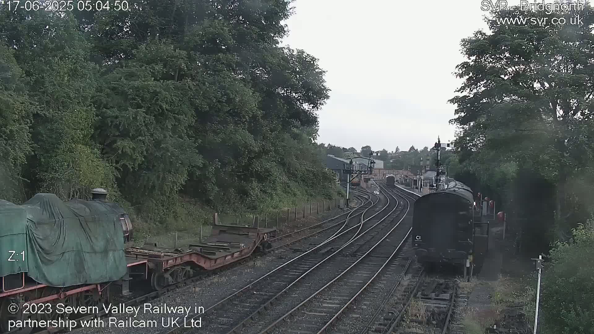 Bridgnorth Station on the Severn Valley Railway Live Cam - Bridgnorth, Shropshire, West Midlands, England, United Kingdom