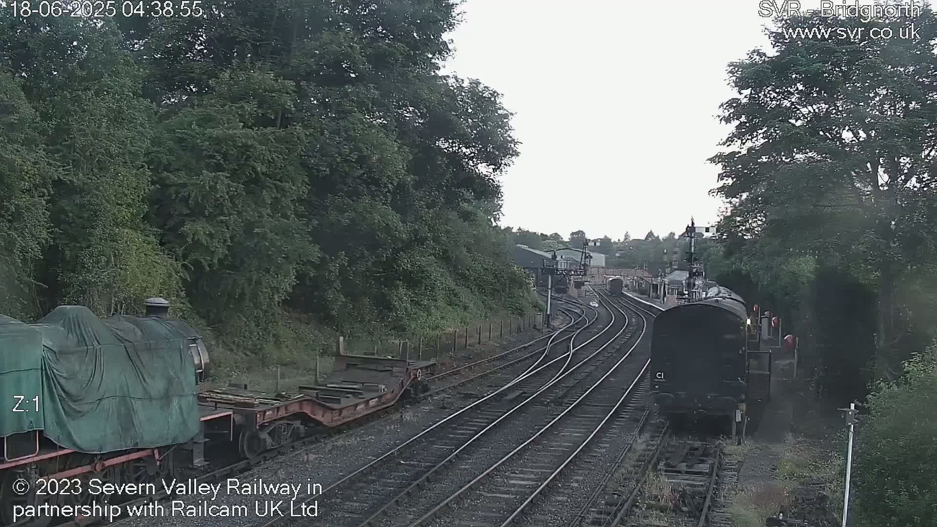 Bridgnorth Station on the Severn Valley Railway Live Cam - Bridgnorth, Shropshire, West Midlands, England, United Kingdom